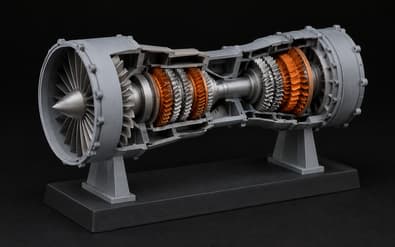 Turbine Cutaway Model