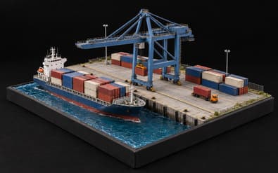 Container Port Miniature