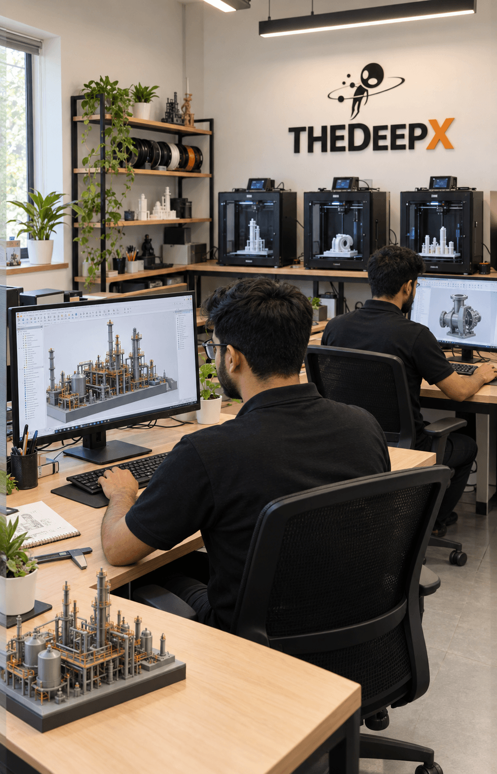 Architectural scale model craftsmanship at TheDeepX